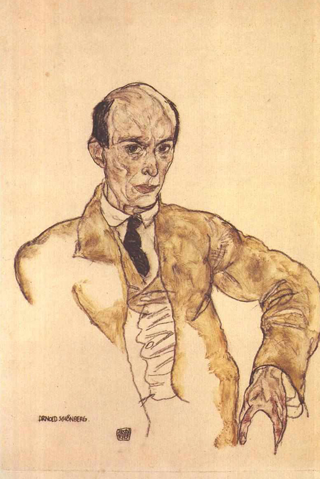 Портрет Арнольда Шонберга. Эгон Шиле. 1917.